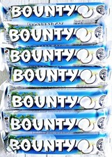 BOUNTY MILK CHOCOLATE BARS. 12 BARS. 12 x57g. BEST BEFORE 31/05/2026