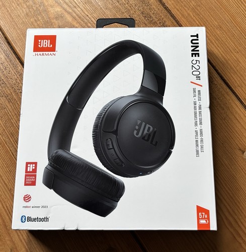 JBL Pure Bass Wireless Kopfhörer, Tune 520BT