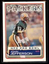 1983 Topps John Jefferson #80 Green Bay Packers