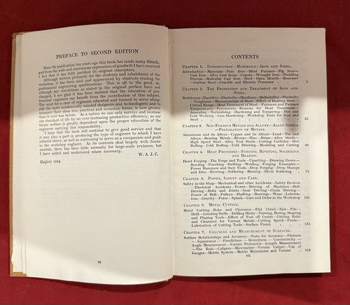 Workshop Technology Part 1 Chapman 1956 Retro Vintage Book (Lot 1186) - Photo 9/10