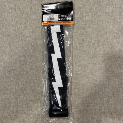 Gibson Kiss Ace Frehley Strap Lightning Black Nylon Pick Guitar Parts Weezer 90s