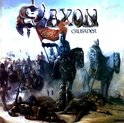 Saxon - Crusader LP (VG) ..*