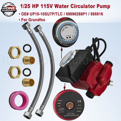 #ad For Grundfos Hot Water Re Circulating Pumps UP15 10SU7P TLC 595916 1 25 HP 115V $198.05