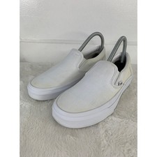 Vans Classic Slip-On White Canvas Men's 5.5 / Women s 7 Sneakers