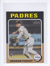 2024 Topps Heritage High #666 GRAHAM PAULEY RC SP SD Padres MINI Parallel ROOKIE