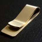 Vintage Solid Brass Money Clip Wallet Thickness Metal Men Cash Bill Clamp Holder