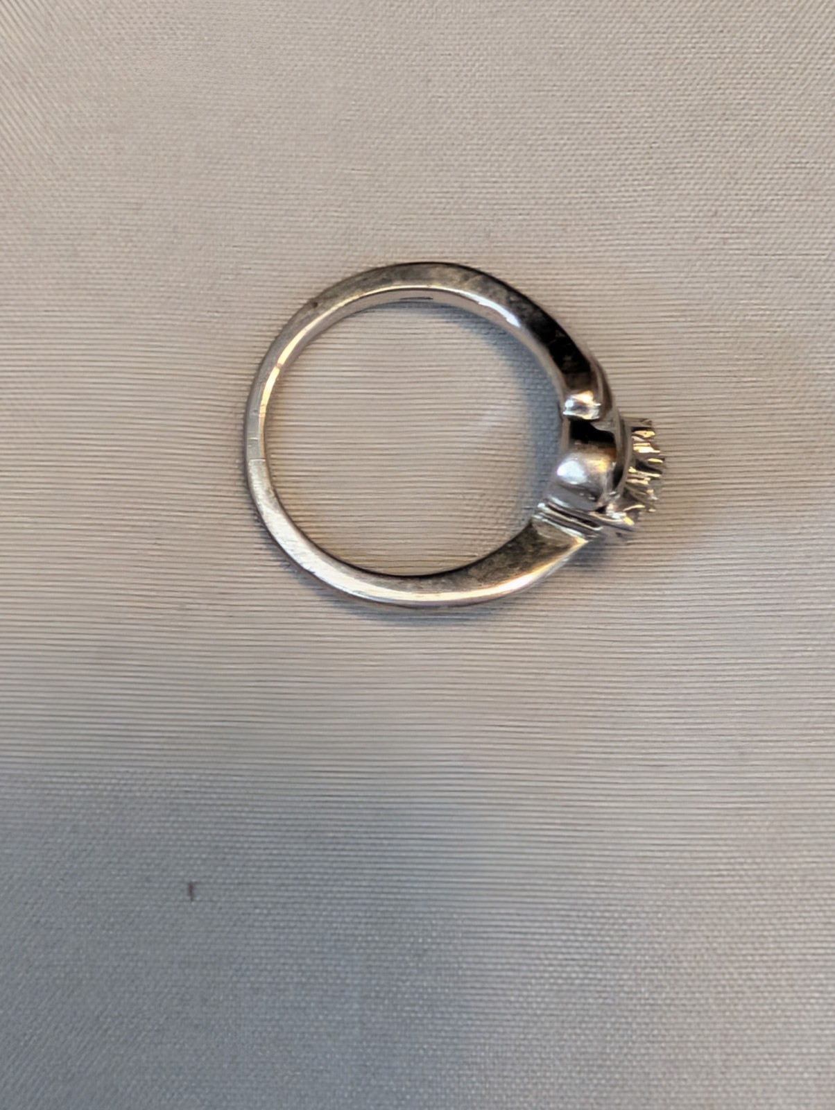 Vintage Sterling Silver Ring Statement Piece Size… - image 4