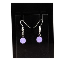 Steine Und MinéRaux. Ohrringe Edelstahl 1 Perle Chalcedon
