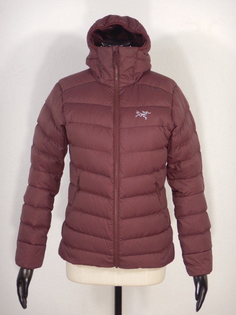 Arc'teryx Women's THORIUM AR HOODY Down Jacket Wine Red Size SMALL
