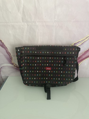 DICKIES - ALLOVER STAR PRINT LAPTOP MESSENGER BAG - TOP ZUSTAND