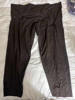 Women s 6xl Dark Brown Leggings Elastic Waist