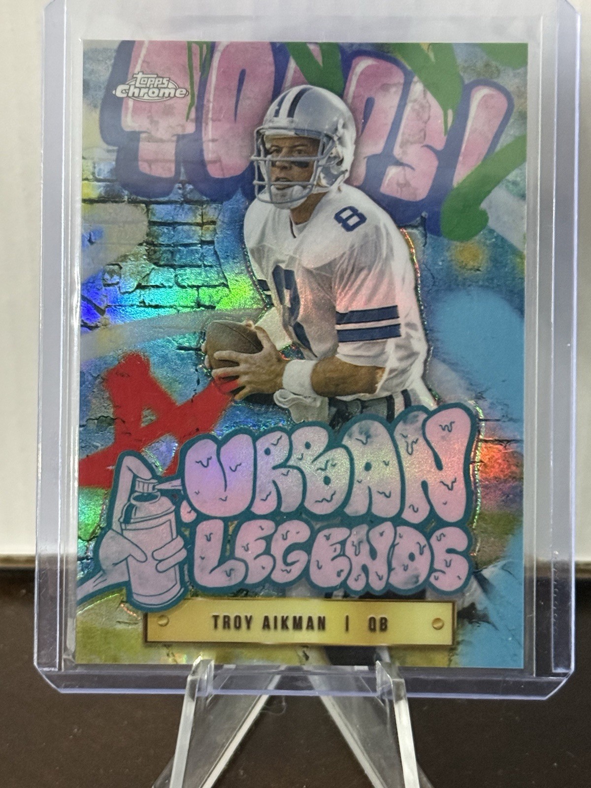 2024 Topps Chrome Urban Legends Troy Aikman #UL-12 SSP Case Hit