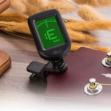 Digital Chromatic LCD Clip-On Tuner For Guitar Ukulele Violin Bass Instruments