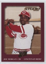 2002 Donruss Studio Classic Studio /1000 Joe Morgan #CS-8 HOF 4l3