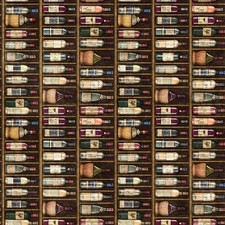QT Fabrics Cork Barrel by Morris Creative Group 31170 X Wine Stripe Cotton