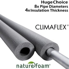 Climaflex Schaumstoff Rohrisolierung ~ Lagging Wickelrolle ~ riesige Auswahl inkl. 9 mm 13 mm 25 mm