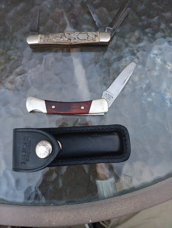 Ulster BSA-Antiguo Temporizador-Camillus-Buck Cuchillos de Bolsillo Lote Hecho en EE. UU. 🇺🇸 Foto 2 de 4