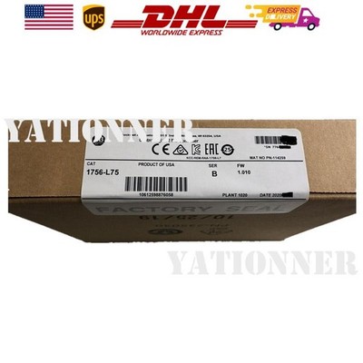 Sealed 1756-L75 /B ControlLogix Logix5575 Processor 32 MB Controller US Free Tax