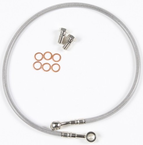 Galfer Brakes Brake Line Kit FK003D589R 19-8675 Stainless Clear Rear 17-9856
