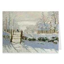 Claude Monet Greeting Cards - Merry Christmas Cards, Inside: Season's Greetin...