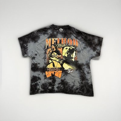 Method Man 50 Years Of Hip Hop Tie Dye T-Shirt Mens Size 2XL Gray