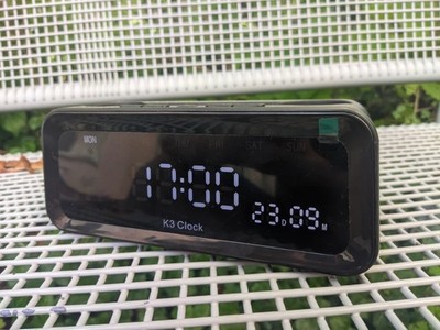 Wecker K3 Clock  mit sd kartenslot digital Bluetooth / Digital Alarm Clock