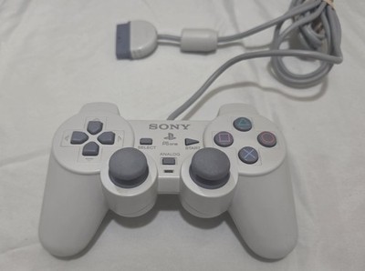 Sony Playstation 1 PSOne PS1 Dualshock Controller SCPH-110 GRAY OEM TESTED GOOD!