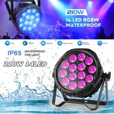 210W 14 LED IP65 Waterproof Par Light RGBW DMX Stage DJ Outdoor Lighting Light