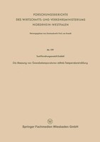 Johannes Juilfs | Die Messung Von Gewebetemperaturen Mittels Temperaturstrahlung