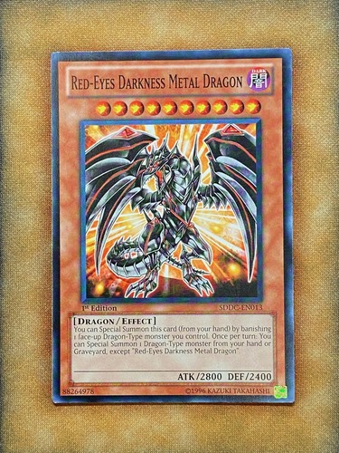 Red-Eyes Darkness Metal Dragon [1st Edition] SDDC-EN013 YuGiOh Structure Deck: Dragons Collide card