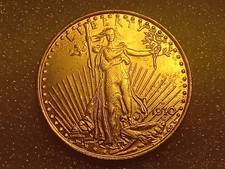 1910-D St. Gaudens Golden Twenty Dollars Coin Contemporary Copy