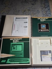 Microsoft BASIC Interpreter for Apple MACINTOSH, Manual, Disc  Original Box