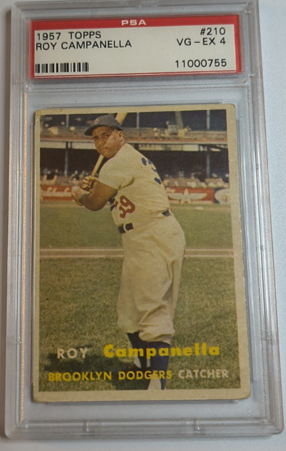 1957 Topps Roy Campanella PSA 4