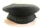 U.S. Navy Flat Cap WWII Relatively Small Size   No torn or ripped cloth — photo 2
