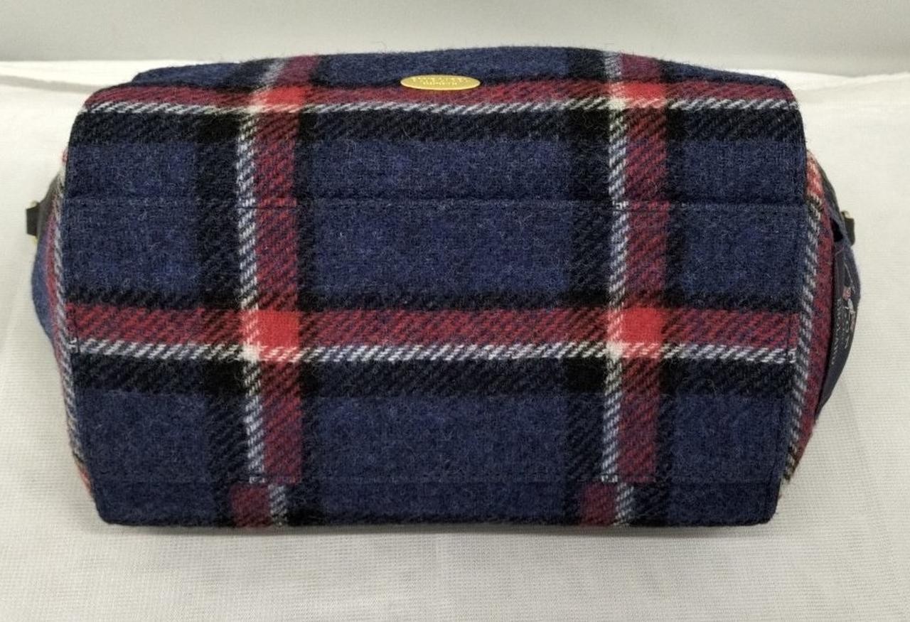 2Way Bag Model Mega Check Pattern Blue Label Cres… - image 5