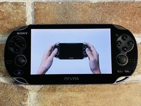 PS Vita PCH-1000 Crystal Black SONY Playstation Tested 8GB Charger Mine Craft P