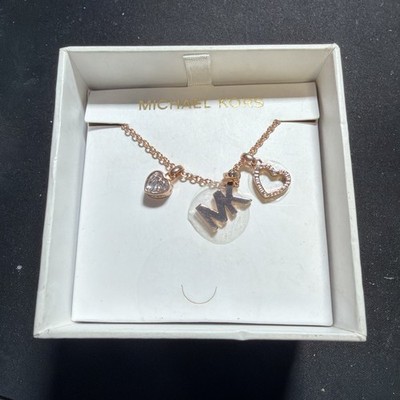 Michael Kors Limited Rose Gold Necklace With Pendants Mkjx7800791