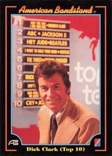 DICK CLARK 1993 American Bandstand Card #43 Top 10 Chart Jackson 5 Beatles NM