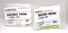 Wemo Mini Smart Plug, F7C063, White, Set of 2