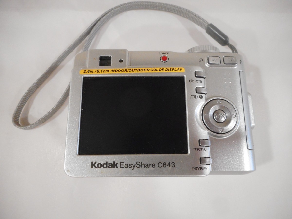 Kodak EasyShare C643 6.1MP Digital Camera - Silver for sale online