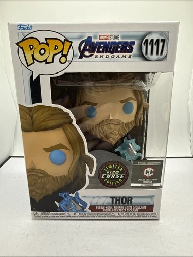 Funko Pop! Marvel Avengers Endgame Thor Glow Chase Edition #1117 w/ Protector