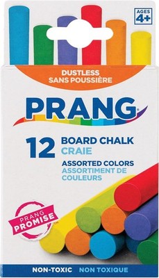 Prang Assorted Chalk   Dust-Free and Vibrant