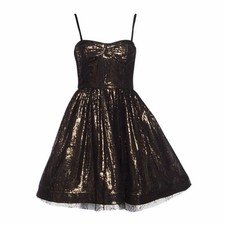 Alice + Olivia Yelle Bustier Flare Dress 1586