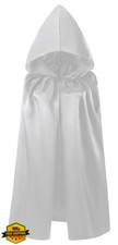 KNELOR Kids Hooded Cloak Robe Halloween Costume 3-16Y