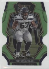 2022 Select Premier Level Neon Green Prizm Die-Cut /299 Charles Cross #190 0ym4