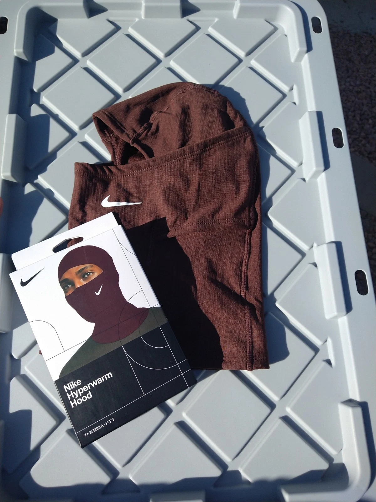 Nike Pro Hyperwarm Hood SHIESTY Mask / Balaclava Ski Masks ~ Burgundy Crush