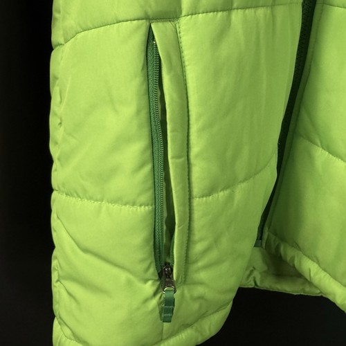 Columbia Back To School Winter Zip Up Lime Green Gray Youth”s Coat Size Med - Picture 4 of 5