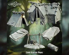 Fantasy Camp Set- 28mm/32mm - The Printing Goes Ever On - Dungeons and Dragons