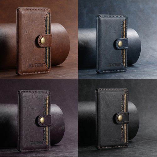 Universal Magnetic Leather Card Holder Bracket for Android iPhone Samsung Google - Picture 2 of 9