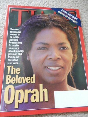 TIME MAGAZINE THE BELOVED OPRAH STARR TRIPPED UP HEROS FOR THE